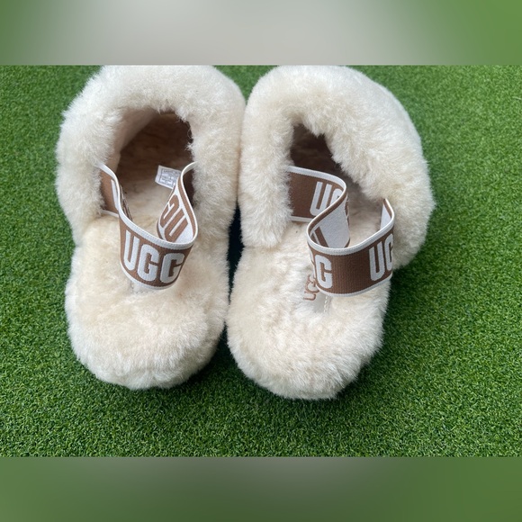 UGG Australia Fluff Yeah Slide Sandals Slippers Women cream, Size US 8 - Picture 4 of 4